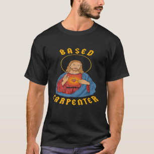 Camiseta Carpinteiro Baseado - Jesus Cristo Cristão Engraça