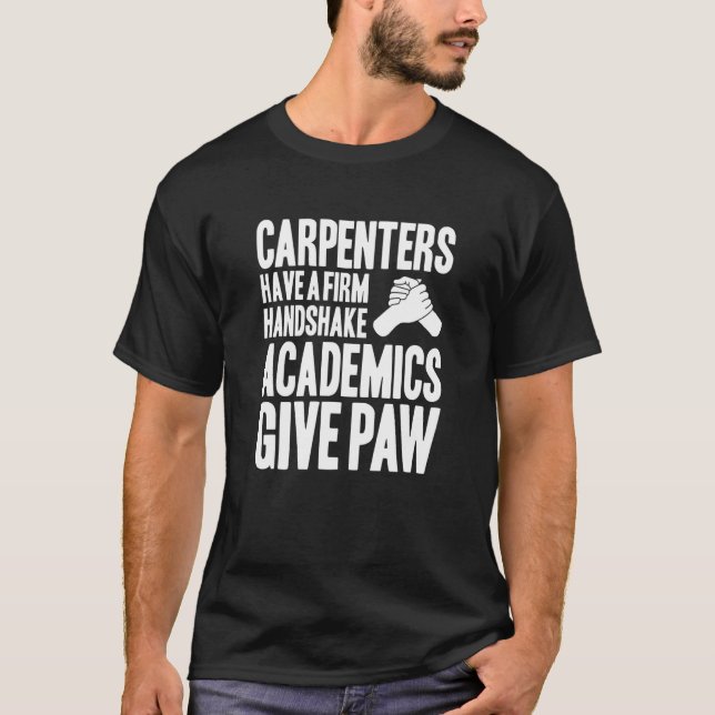 Camiseta Carpinteiro de aperto manual (Frente)