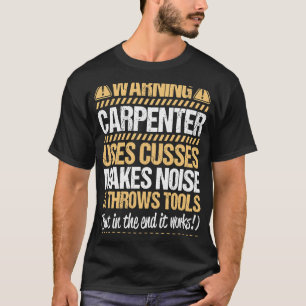 Camiseta Carpinteiro de Ferramentas de Throws