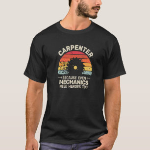 Camiseta carpinteiro de madeira de carpintaria carpinteiro