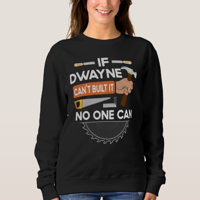 Camiseta carpinteiro de madeira para Dwayne (Frente)