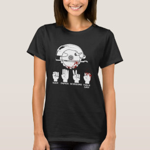 Camiseta Carpinteiro de serra mesa e trabalhador de madeira