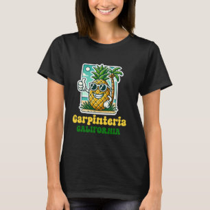 Camiseta Carpinteria California CA Cute Beach Pineapple Thu