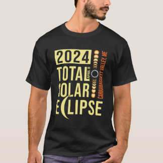 Camiseta Carrabassett Valley Maine Total Solar Eclipse Apri