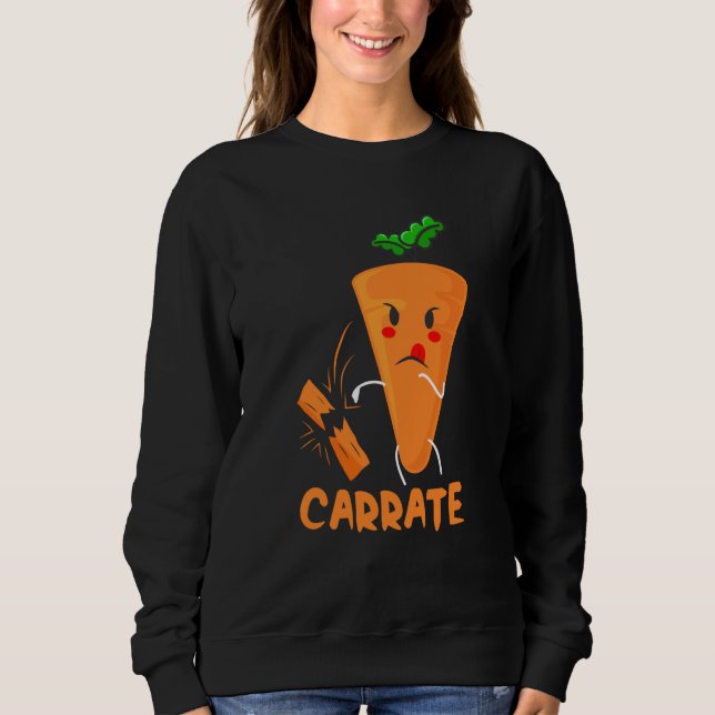 Camiseta Carrate Carrot Karate Costume Vegans Costume (Frente)