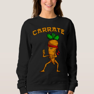 Camiseta Carrate Carrot Pun Karate Treinando Arte Marcial