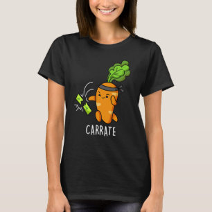 Camiseta Carrate Funny Carrot Karate Pun Dark BG