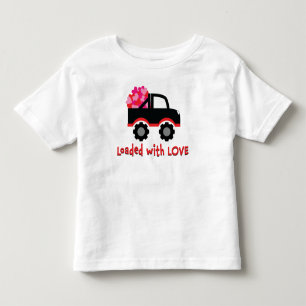 Camiseta Carregado Com Dia de os namorados De Caminhão De 