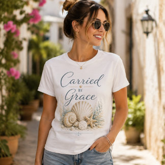 Camiseta Carregado pela Graça – Inspiração Costeira