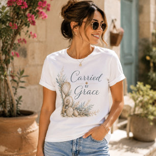 Camiseta Carregado pela Graça – Inspiração Costeira