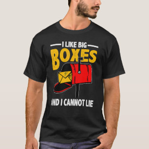 Camiseta Carregador de Correspondência Aposentado Trabalhad