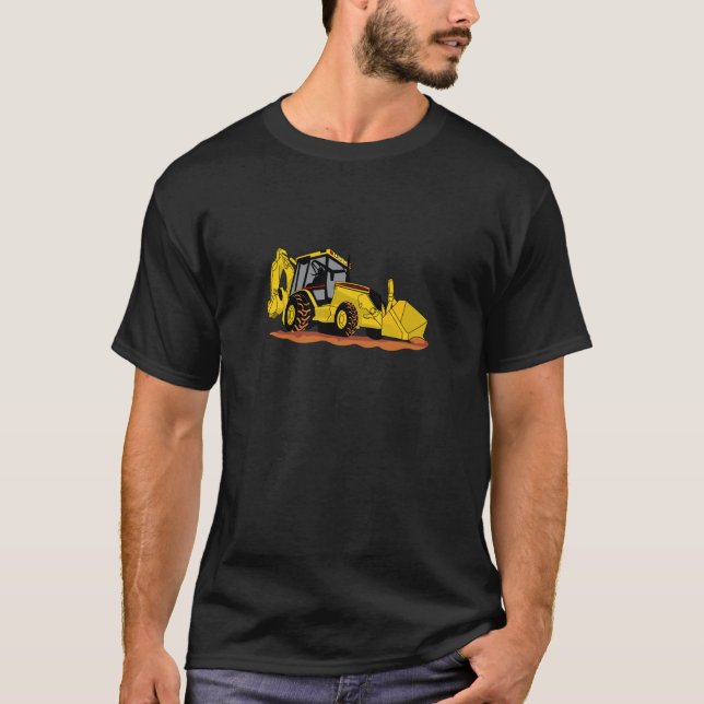 Camiseta Carregador do Backhoe (Frente)