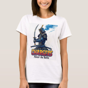 Camiseta Carregadores honram as batalhas: Corajosos e Honor