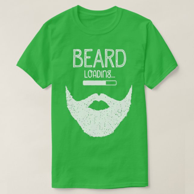 Camiseta Carregamento de barba 6 (Frente do Design)