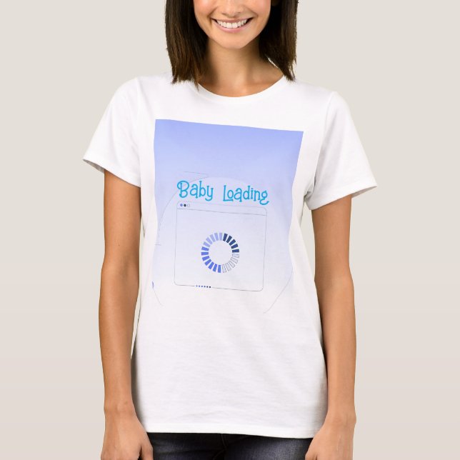 Camiseta Carregamento de bebê (Frente)