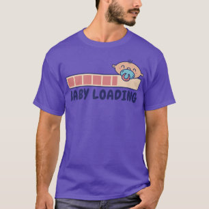 Camiseta Carregamento De Bebês Anúncio De Gravidez Engraçad