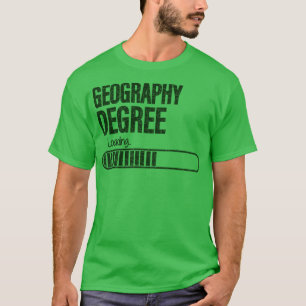 Camiseta Carregamento de Grau de Geografia Para Estudantes