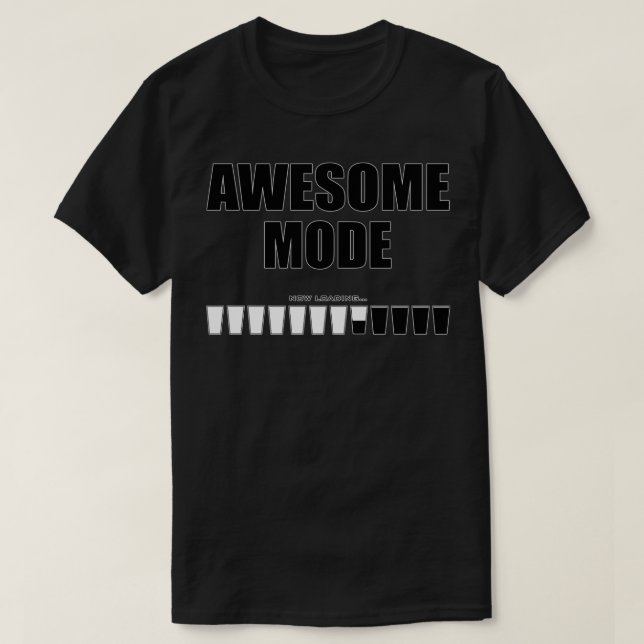 Camiseta Carregamento de Modo Incrível (Frente do Design)