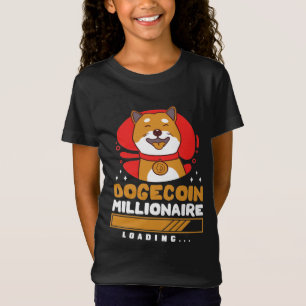 Camiseta Carregamento do Crypto DogeCoin Millionaire