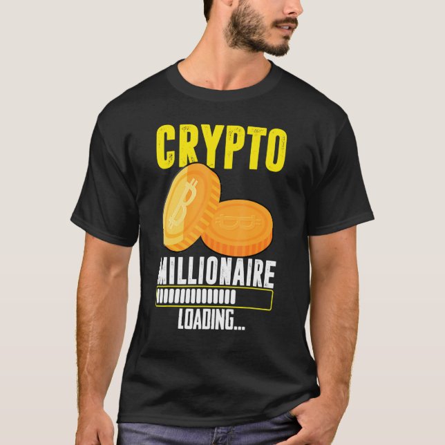 Camiseta Carregamento do Crypto Millionaire (Frente)
