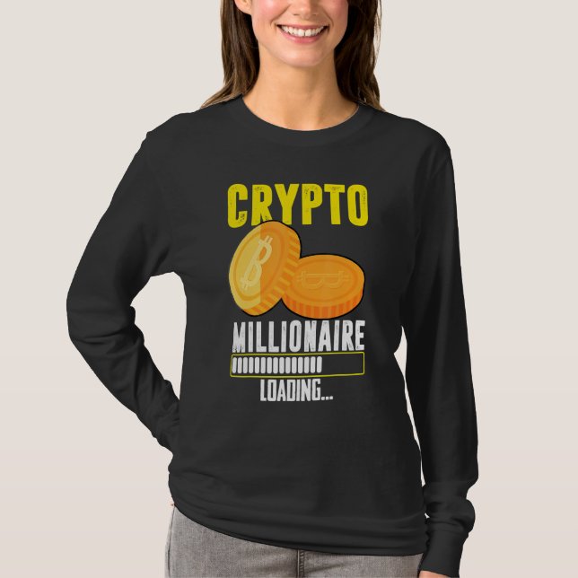 Camiseta Carregamento do Crypto Millionaire (Frente)