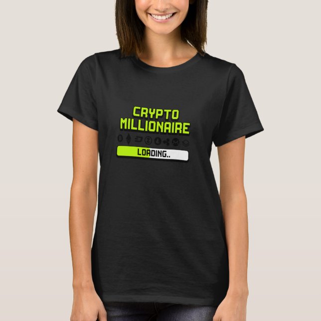 Camiseta Carregamento do Crypto Millionaire (Frente)
