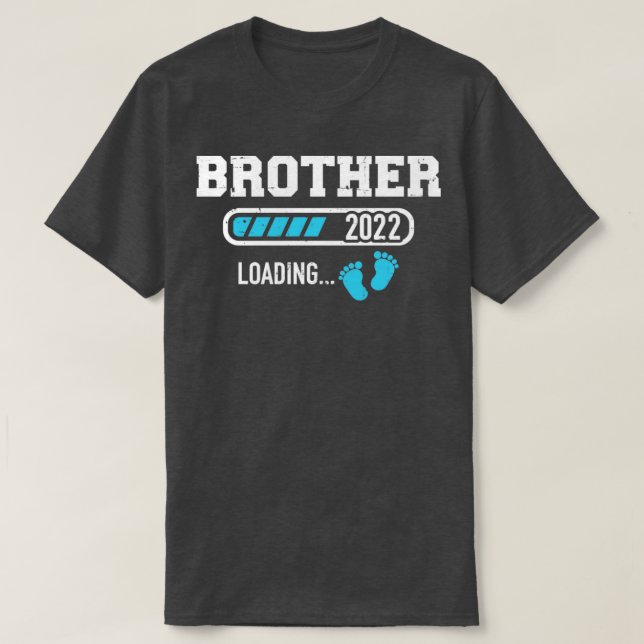 Camiseta Carregamento do irmão 2022 para o novo mano (Frente do Design)