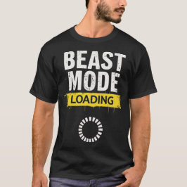 Camiseta Carregamento do Modo de Besta - Gym Motivacional e