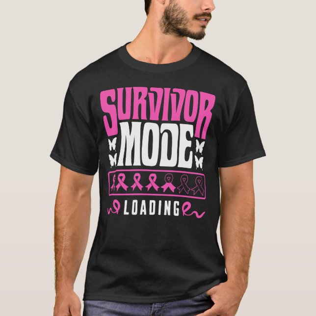 Camiseta Carregamento do Modo de Sobrevivência (Frente)