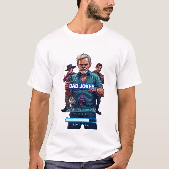 Camiseta Carregamento do Pai Piada... (Frente)