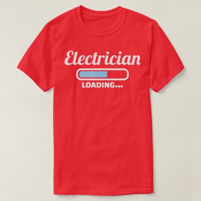 Camiseta Carregamento elétrico (Frente do Design)