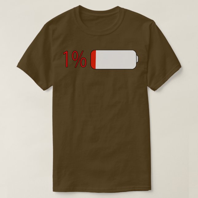 Camiseta Carregando a Bateria (Frente do Design)