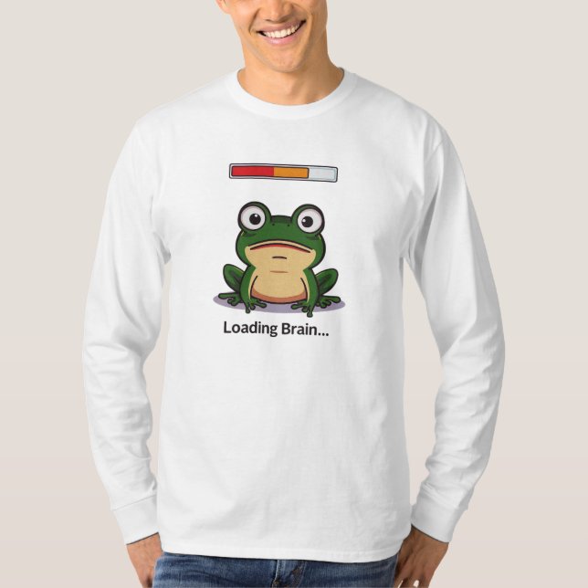 Camiseta Carregando Cérebro… (Frente)
