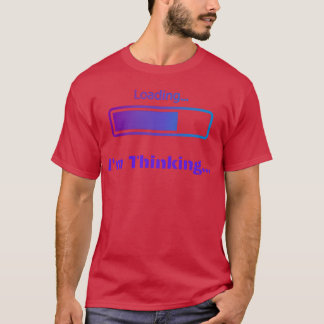 Camiseta Carregando citações engraçadas retrô