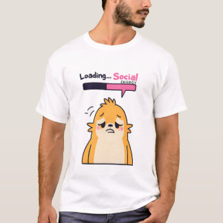 Camiseta Carregando... Energia Social - Encantado Enrolado