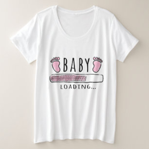 Camiseta Carregando Garota Grávida