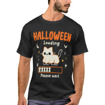 Carregando Halloween Por Favor Aguarde Gato Preto 