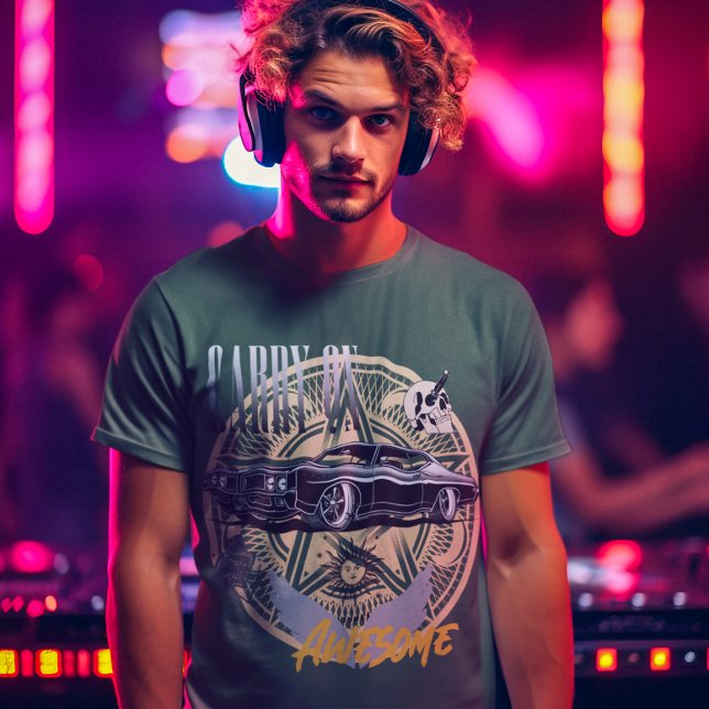 Camiseta Carregar Em Supernatural (Carry On... Awesome!)