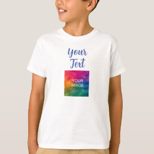 Camiseta Carregar Foto Adicionar Texto Manuscrito Boys Cria