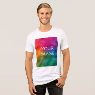 Camiseta Carregar Modelo de fotografia ou logotipo Mens Bra