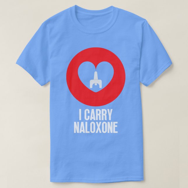 Camiseta Carregar naloxona 39 (Frente do Design)