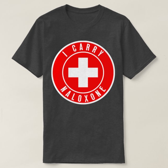 Camiseta Carregar naloxona 61 (Frente do Design)