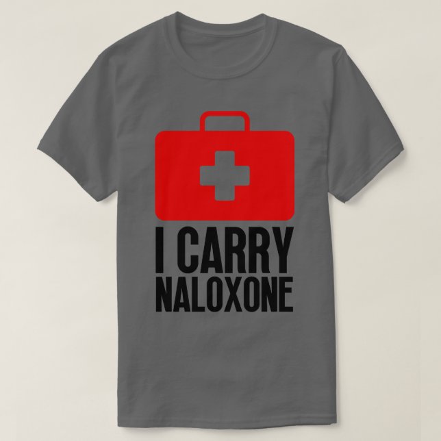Camiseta Carregar Naloxona 66 (Frente do Design)