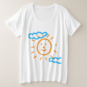 Camiseta Carregar Trabalho de arte de Desenho de Arte