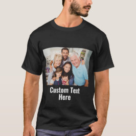 Camiseta Carregue a Imagem Personalizada da Reunião da Famí