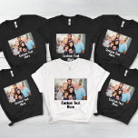 Camiseta Carregue a Imagem Personalizada da Reunião da Famí<br><div class="desc">Comemore seu próximo grande evento familiar com nossa Camisa de Combinação Tripla "Carregue sua Foto Personalizada da Família". Esta camisa personalizada permite-vos mostrar a vossa mais apreciada fotografia de família, transformando uma camisa simples numa guarnição significativa. Quer seja uma fotografia de um momento especial, um animal de estimação amado, ou...</div>