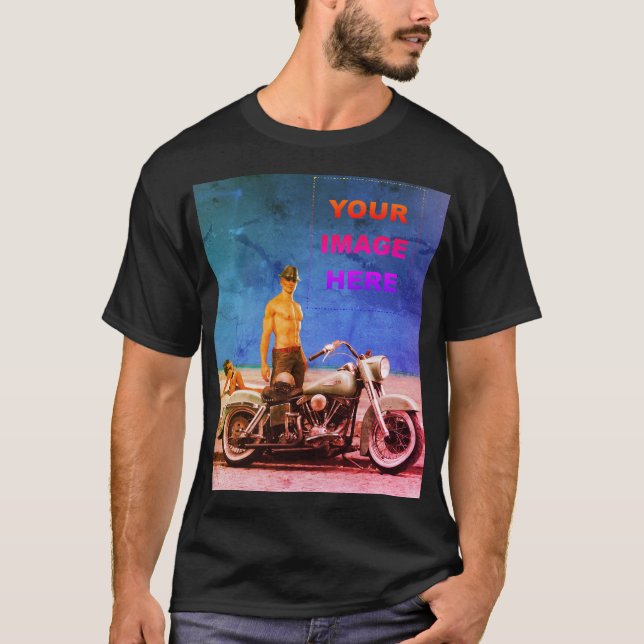 Camiseta Carregue a sua própria arte ou fotografar uma cami (Frente)