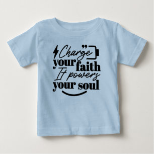 Camiseta Carregue Sua Fé – Citação Cristã Inspiradora