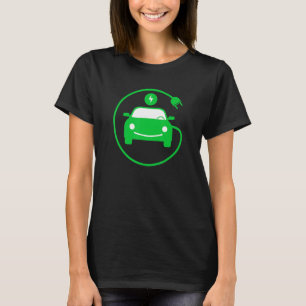 Camiseta Carregue Sua Unidade Elétrica De Veículos E Carros