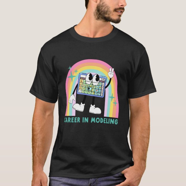 Camiseta Carreira em Modelagem Professor AAC FALA SPED Comu (Frente)
